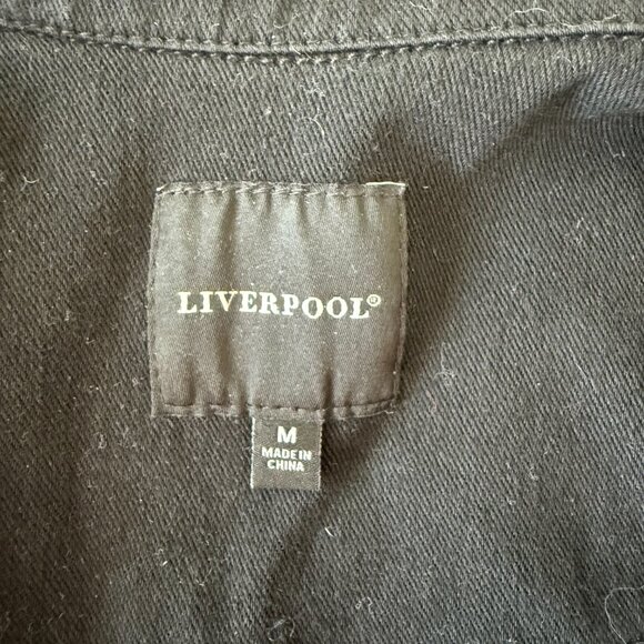 Liverpool | Black Denim Jacket | Size Medium | Excellent Condition - Picture 3 of 7